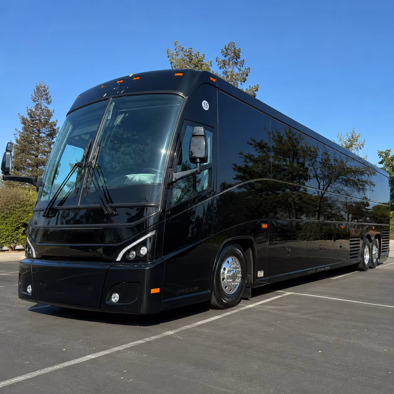 56 passenger charter bus