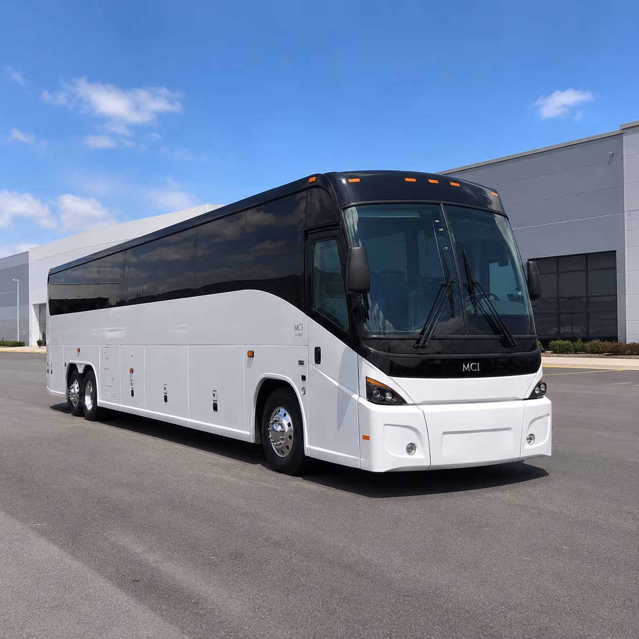 indio charter bus rental exterior