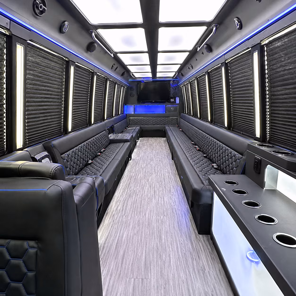 indio party bus rentals inside